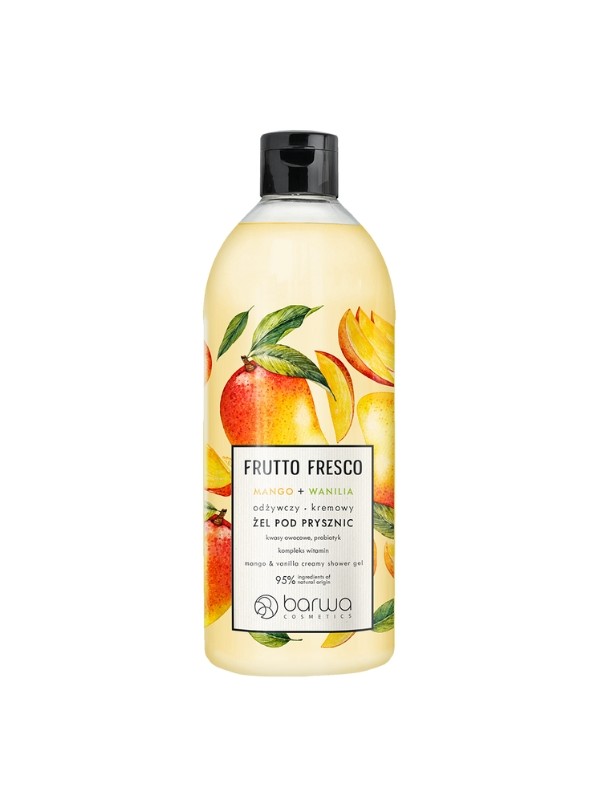 Barwa Frutto Fresco Natuurlijke voedende Mango + Vanille douchegel 480 ml