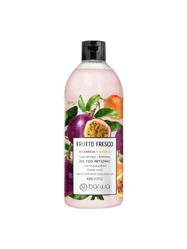 Barwa Frutto Fresco Natural regenerating Passion fruit + Caramel shower gel 480 ml