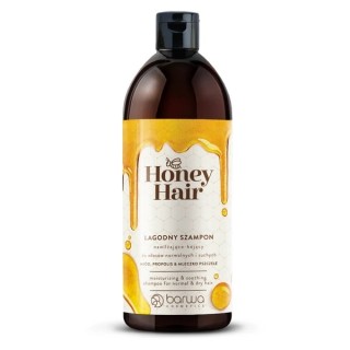 Barwa Honey Hair Moisturizing and soothing Mild Shampoo for normal and dry hair Honey, Propolis & Royal Jelly 480 ml