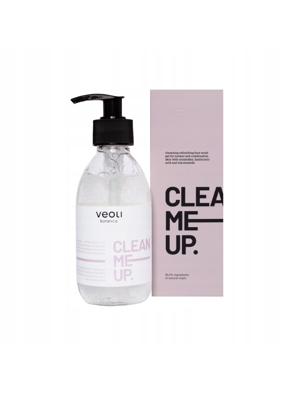 Veoli Botanica Clean Me Up reinigendes und erfrischendes Gesichtswaschgel 190 ml