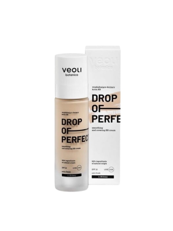 Veoli Botanica Drop of Perfection SPF20 glättende und abdeckende BB -Creme mit leichter Formel /1,0/ Fairy 30 ml