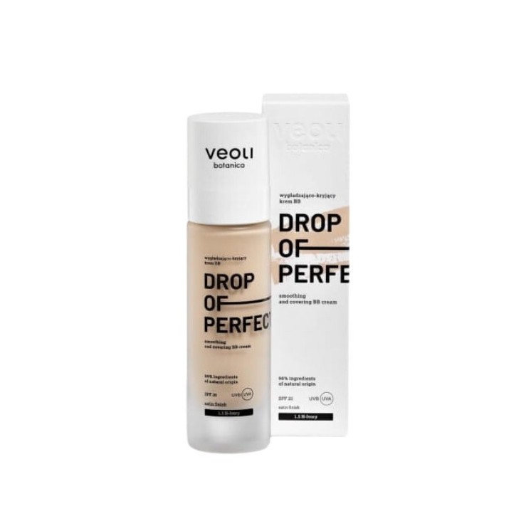Veoli Botanica Drop of Perfection SPF20 glättende und abdeckende BB -Creme mit leichter Formel /1,0/ Fairy 30 ml