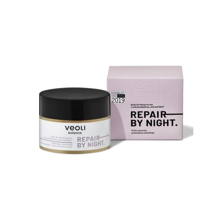 Veoli Botanica Reparatie 's nachts. hydraterende Nachtgezichtscrème 50 ml