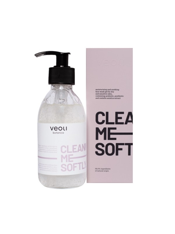 Veoli Botanica Clean Me Softly moisturizing and soothing face wash gel 190 ml