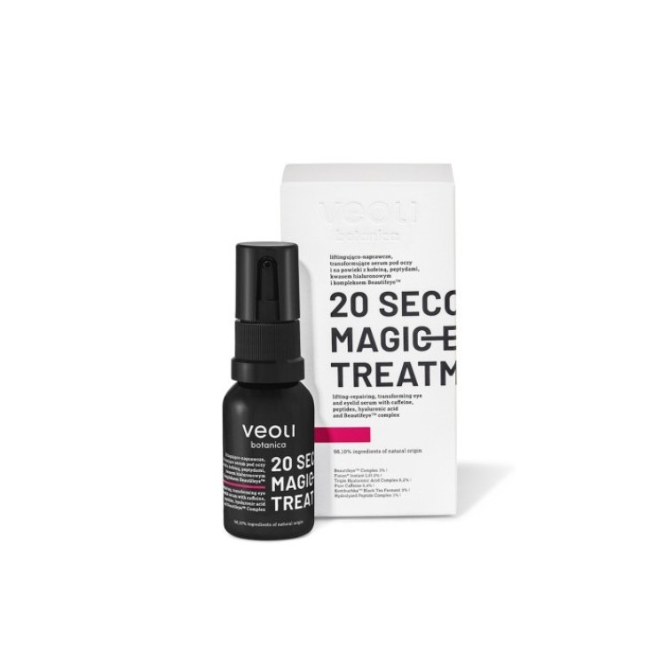 Veoli Botanica 20 Seconds Magic Eye Treatment Lifting and Repairing Eye Serum Transforming 15 ml