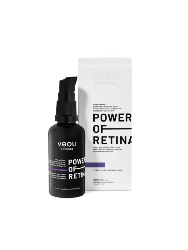 Veoli Botanica Power of Retinal Anti-Falten-Nachtgesichtscreme Retinal 0,075 % 40 ml