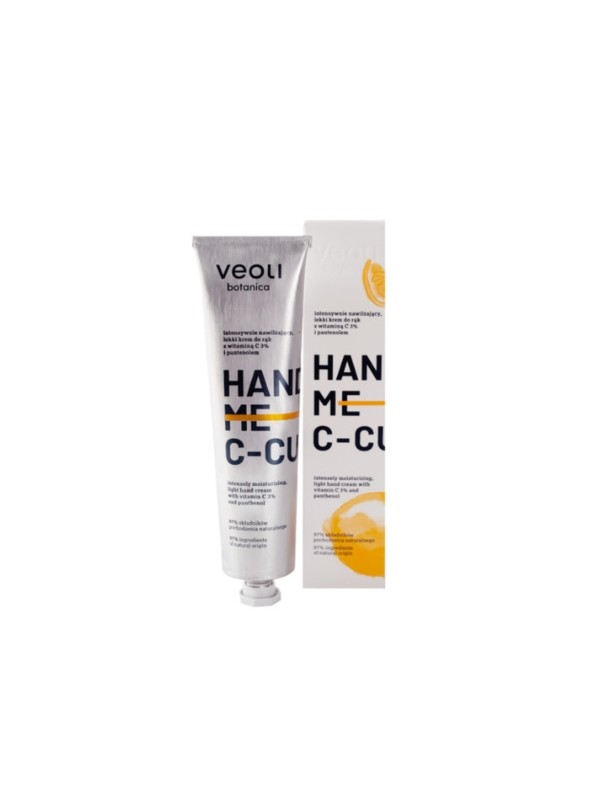 Veoli Botanica Hand Me C-Cure intens hydraterende lichte Handcrème met vitamine C 3% 75 ml