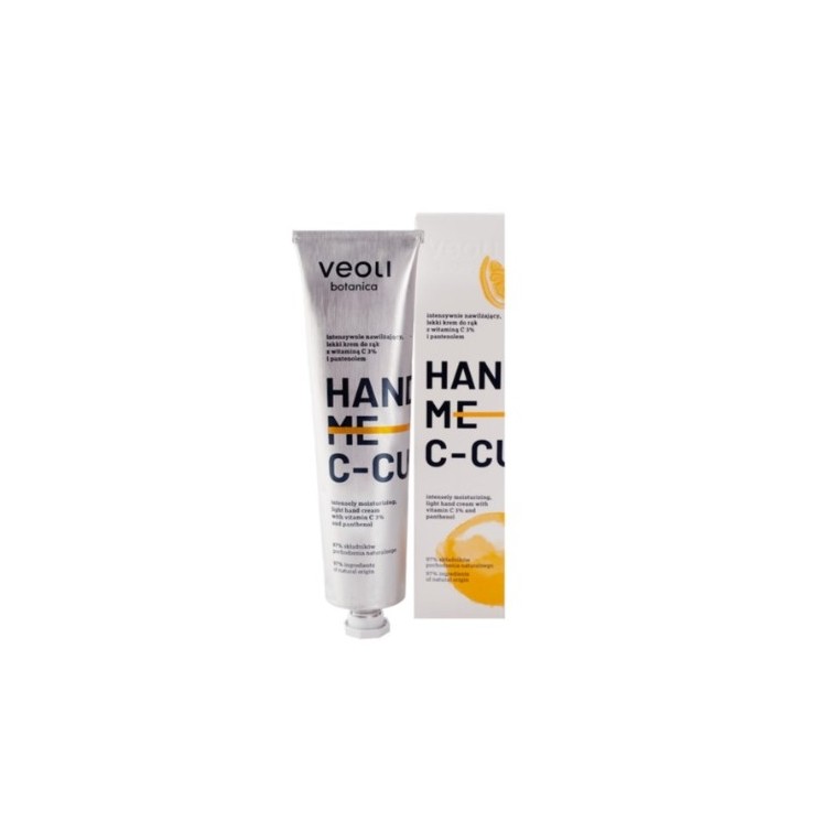 Veoli Botanica Hand Me C-Cure intens hydraterende lichte Handcrème met vitamine C 3% 75 ml