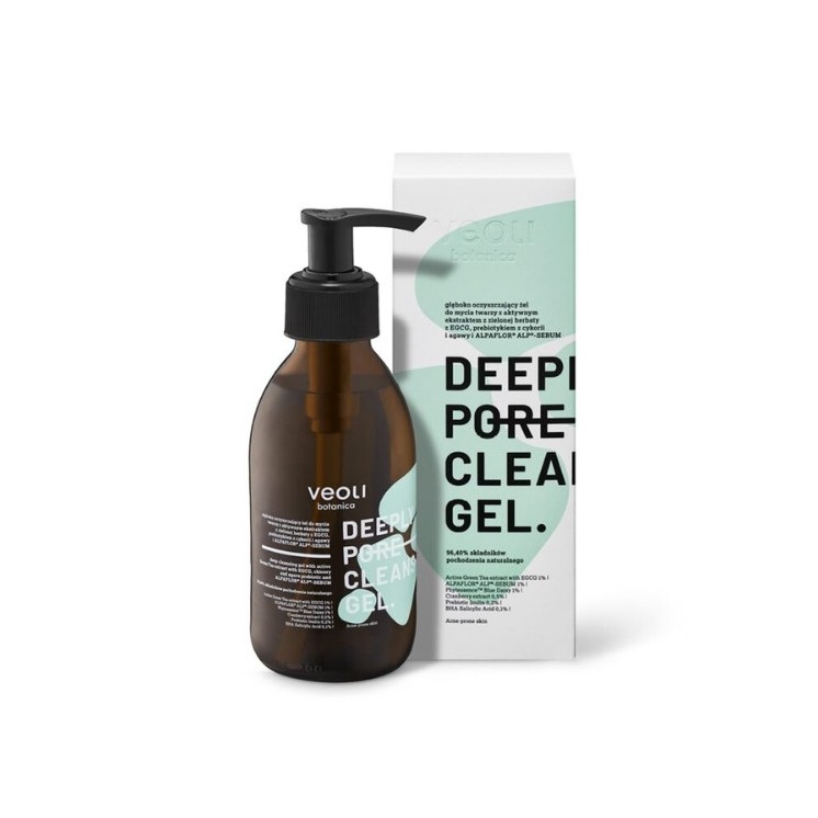 Veoli Botanica Deeply Pore Cleansing Gel diep reinigende gezichtsreinigingsgel 200 ml