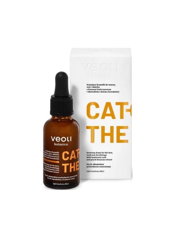 Veoli Botanica Catch the Sun bronzingdruppels voor gezicht, hals en decolleté Light / Medium 30 ml