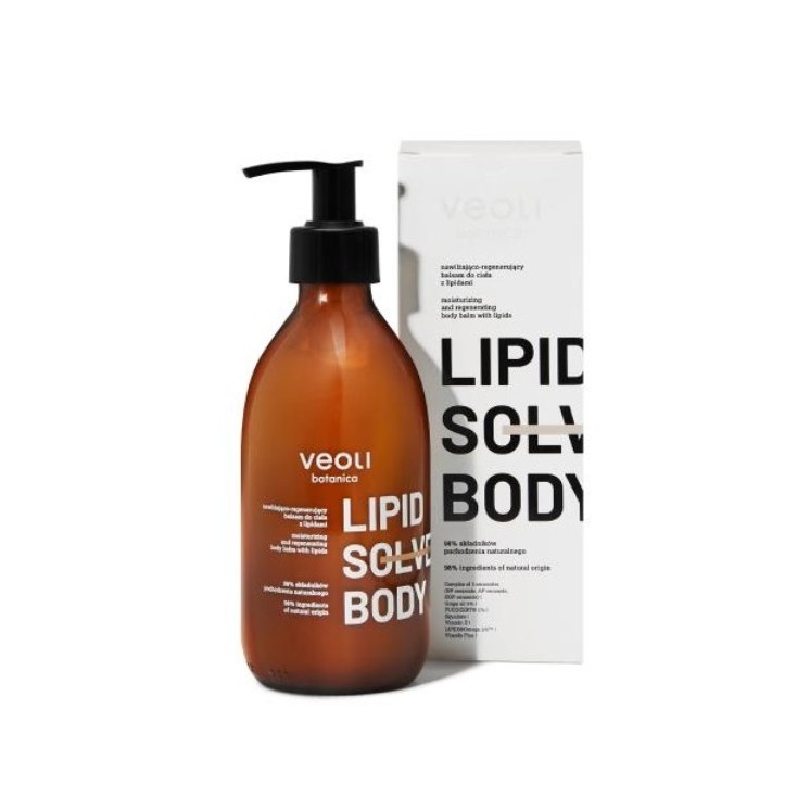 Veoli Botanica Lipid Solve Body hydraterende en regenererende bodylotion met lipiden 290 ml