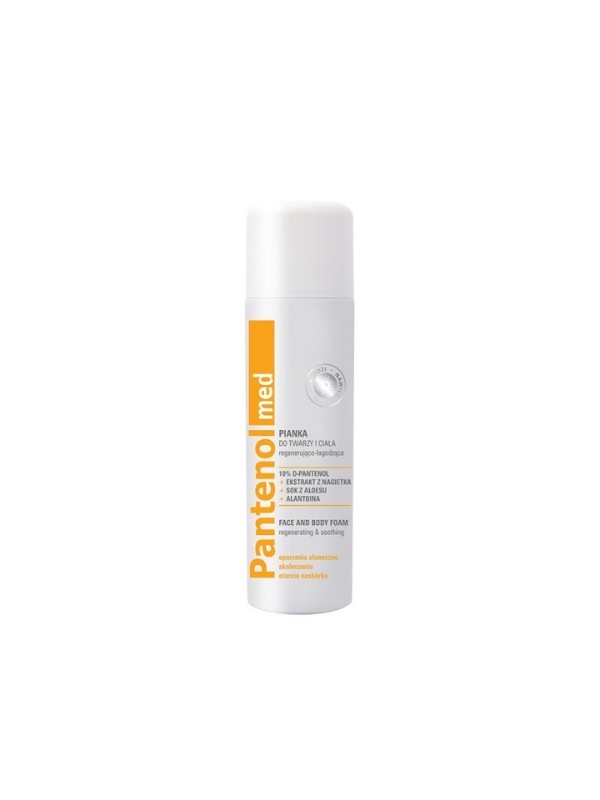 Pentenol Med Regenerating and soothing Foam for face and body 150 ml