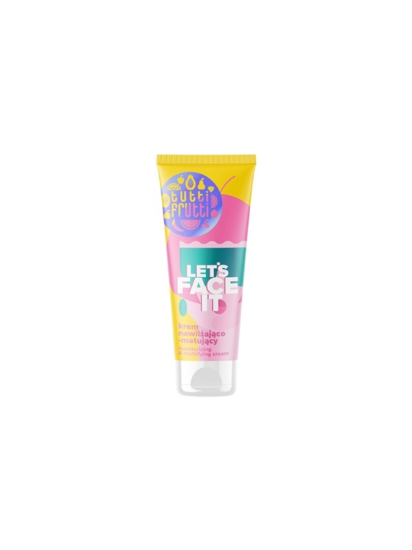 Farmona Tutti Frutti Let's Face It Moisturizing and mattifying face cream with hyaluronic acid 1% + Nutri Shot E + F 50 ml