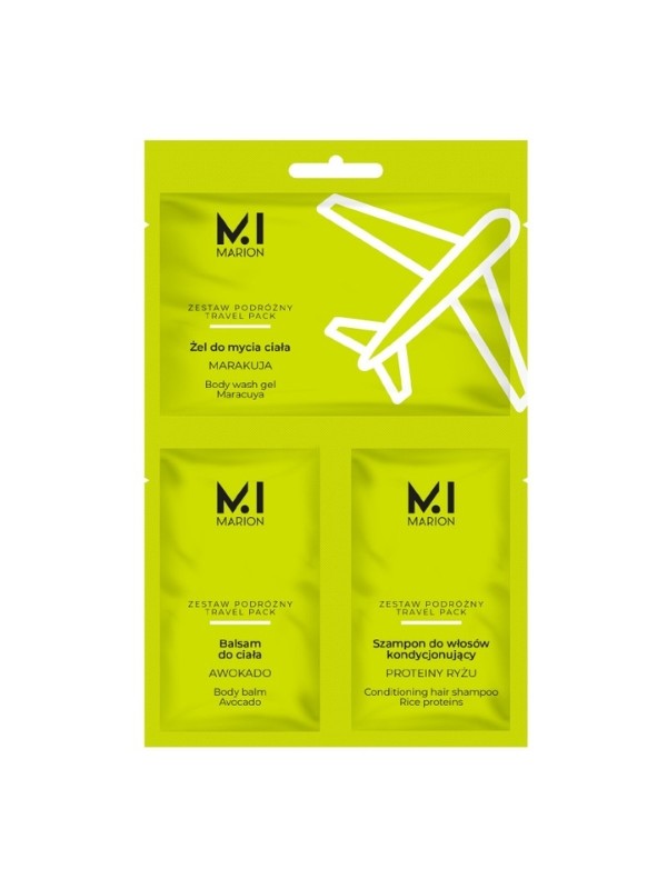 Marion Travel Pack Reisset: Body wash gel + Bodylotion + Haarshampoo