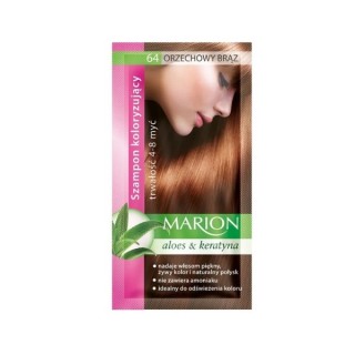 Marion Kleurshampoo met aloë-extract 4-8 wasbeurten /64/ Notenbruin 40 ml