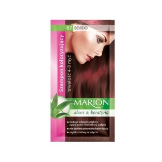 Marion Kleurshampoo met aloë-extract 4-8 wasbeurten /67/ Burgundy 40 ml