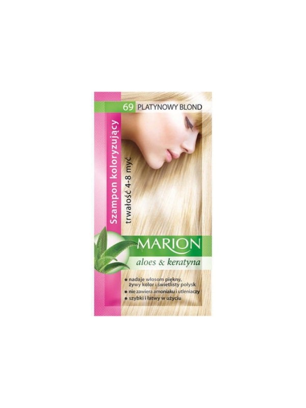 Marion Colorationsshampoo mit Aloe-Extrakt 4-8 Haarwäschen /69/ Blond 40 ml