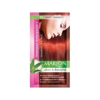 Marion Coloring shampoo with aloe extract 4-8 washes /93/ Pomegranate 40 ml