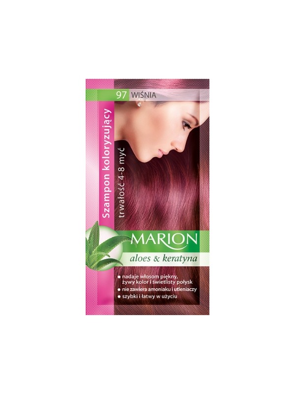 Marion Kleurshampoo met aloë-extract 4-8 wasbeurten /97/ Kers 40 ml