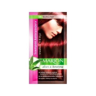 Marion Coloring shampoo with aloe extract 4-8 washes /98/ Burgundy 40 ml