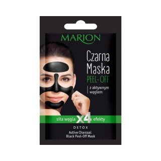 Marion Detox Zwart Peel-off Gezichtsmasker met Actieve Kool 6 gr