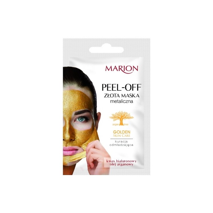 Marion Golden Skin Care Golden Peel-off Masker voor het gezicht Verjongende behandeling 6 g