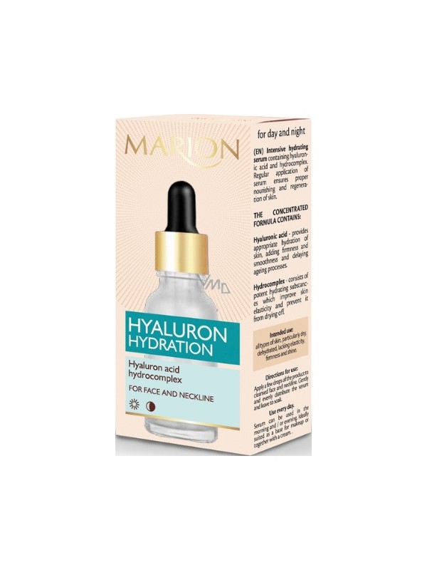 Marion Hyaluron Hydration Serum für Gesicht und Hals mit Hyaluronsäure 20 ml