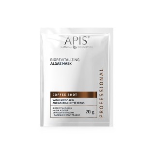 Apis Coffee Shot Biorevitalisierende Algenmaske mit Kaffeesäure und Arabica Kaffeebohnen 20 g