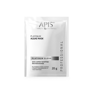 Apis Platinum Gloss Platina algenmasker met kopertripeptide en niacinamide 20 g