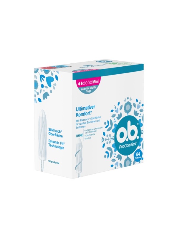 OB ProComfort Mini hygienic tampons, 64 pieces