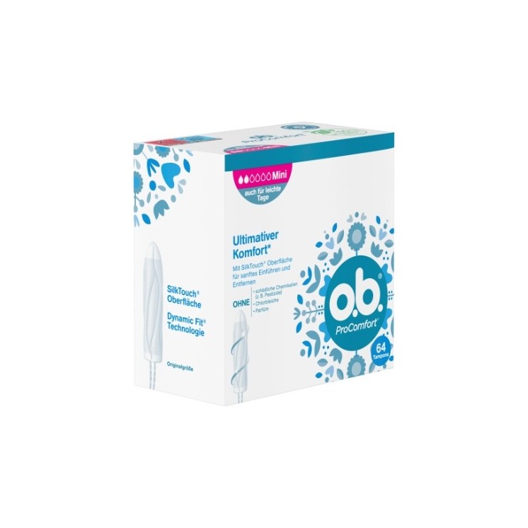 OB ProComfort Mini hygienic tampons, 64 pieces