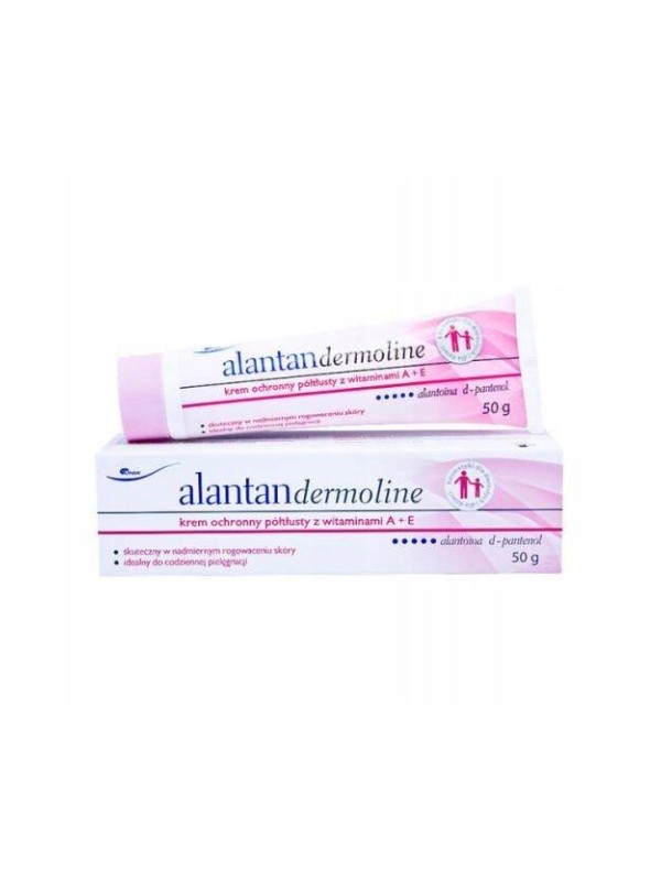 Alantandermoline Halfvette crème met vitamine A + E 50 g