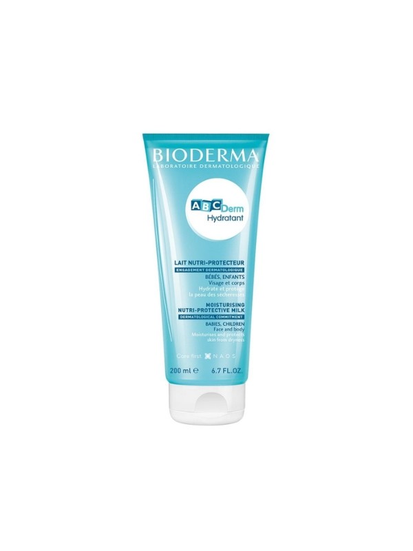 Bioderma ABC Derm Hydratant Milde vochtinbrengende emulsie voor kinderen en zuigelingen 200 ml