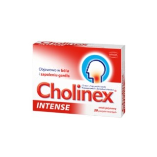 Cholinex Intense Blackberry flavored lozenges 20 tablets