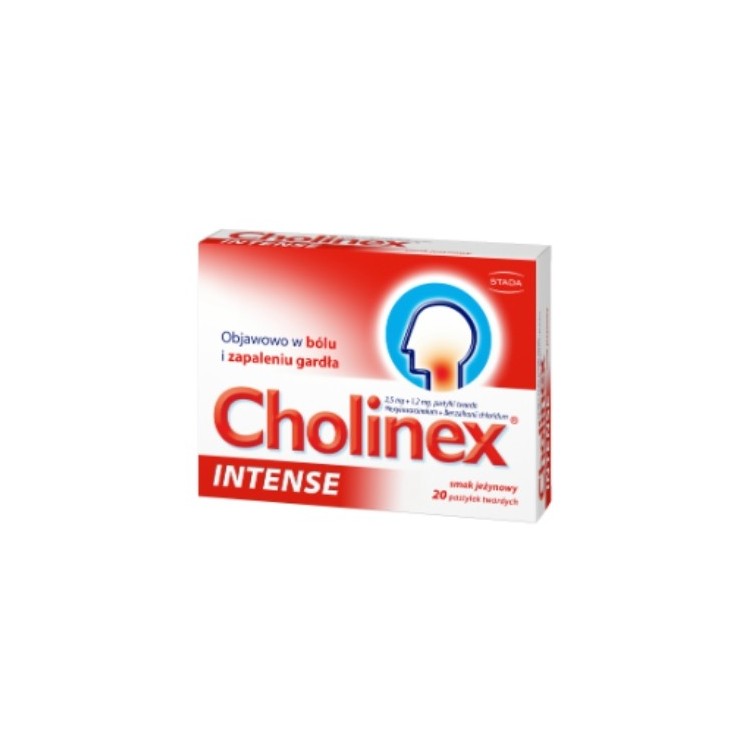 Cholinex Intense Blackberry flavored lozenges 20 tablets