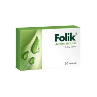 Folik Folic acid 30 tablets