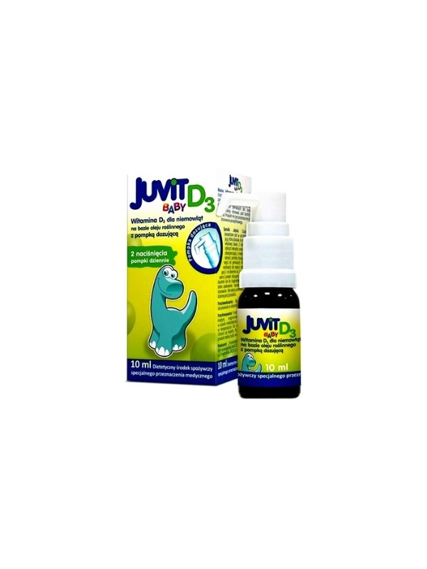 Juvit D3 Baby Orale druppels met pompje voor baby's 10 ml