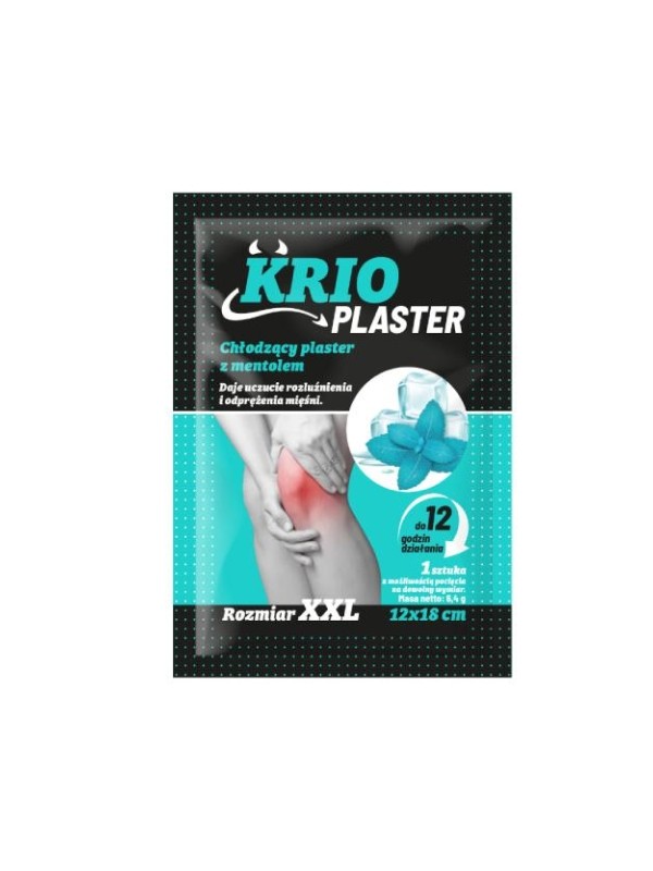 CRYO PLASTER Koelpleister met menthol XXL 1 stuk