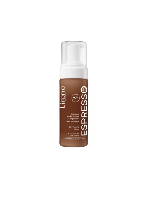 Lirene Bronzing Body Foam with Organic Coconut Water Espresso 150 ml