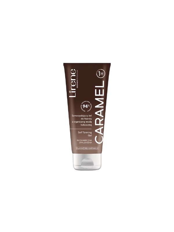 Lirene Bronzing Face Gel with Organic Coconut Water Carmel 75 ml