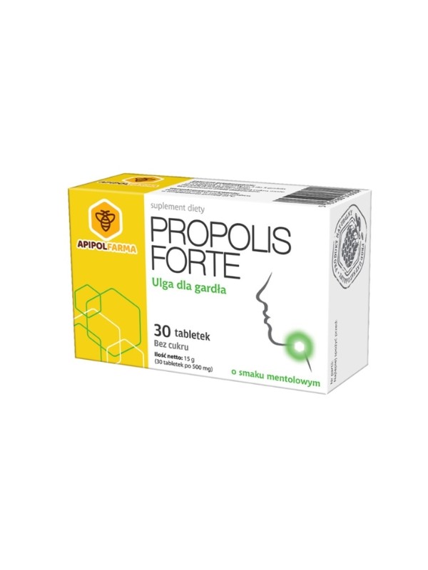 Propolis Forte Halstabletten mit Mentholgeschmack 30 Tabletten