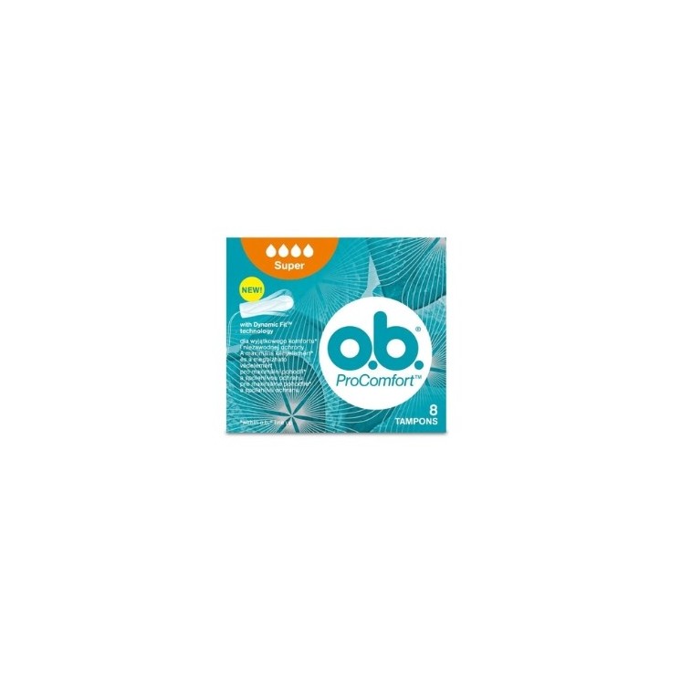 OB ProComfort Super hygienic tampons 8 pieces