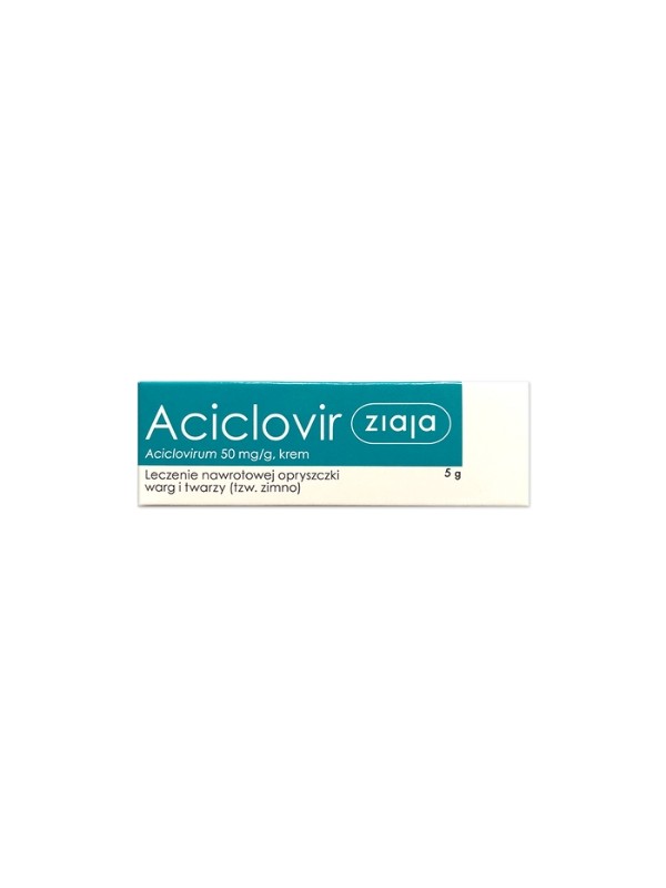 Ziaja Aciclovir 50 mg/g Cream 5 g