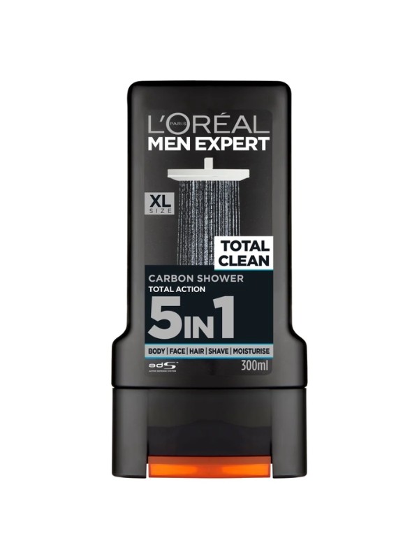 Loreal Men Expert Total Clean Douchegel voor Mannen 300 ml