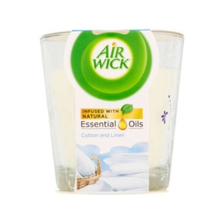 Airwick COTTON AND LINEN scented candle 105 g