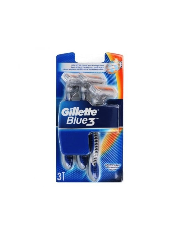 Gillette Blue3 disposable razors 3 pieces