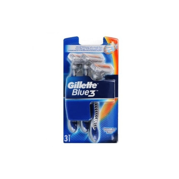 Gillette Blue3 disposable razors 3 pieces