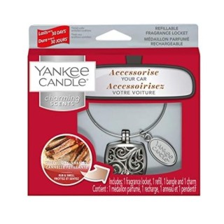 Yankee Candle Car Charming Scents Autogeurset met mousserende Cinnamon , 1 stuk