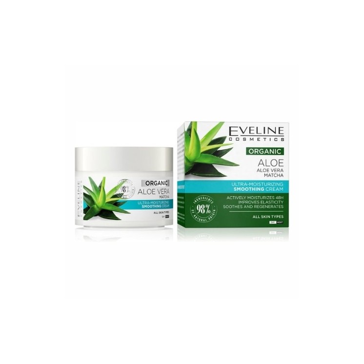 Eveline Organic Aloe Ultra-Moisturizing Smoothing Face Cream 50 ml