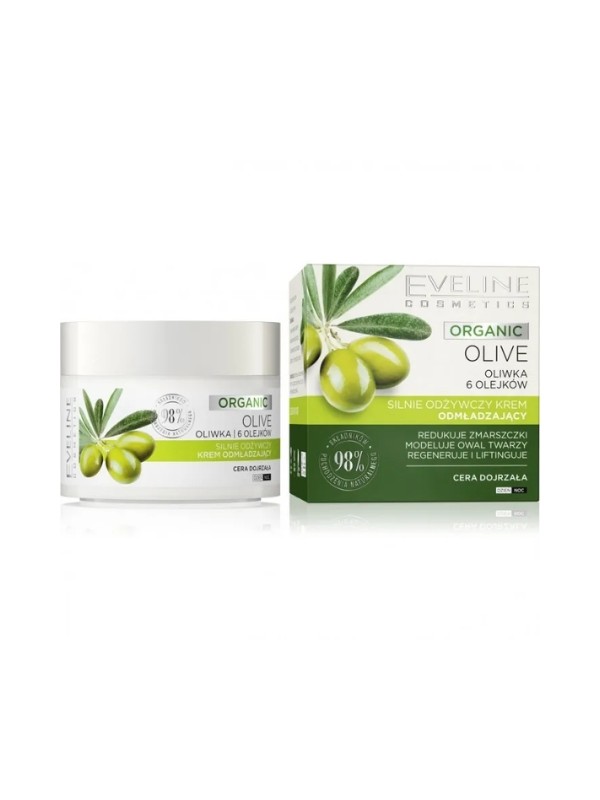 Eveline Organic Olive Strongly nourishing rejuvenating face cream 50 ml